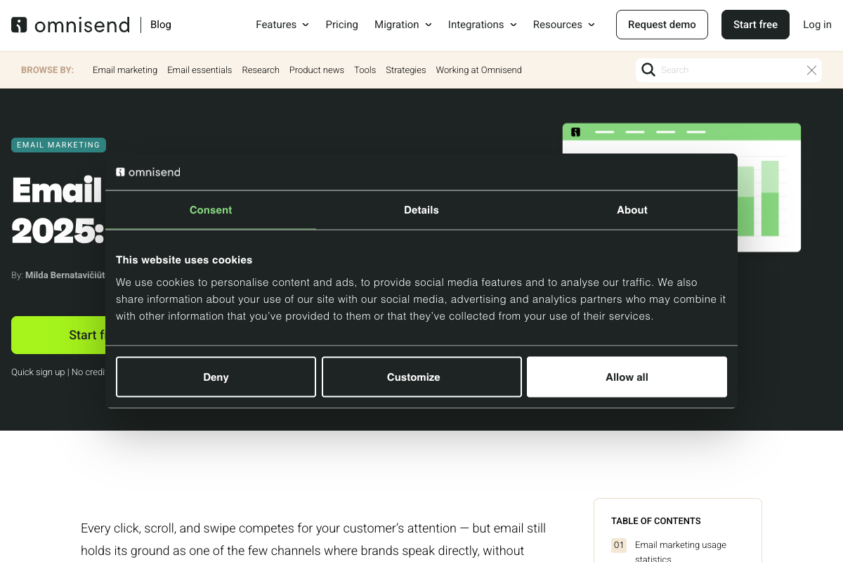 Industry statistics showing superior performance of automated emails vs. broadcast campaigns