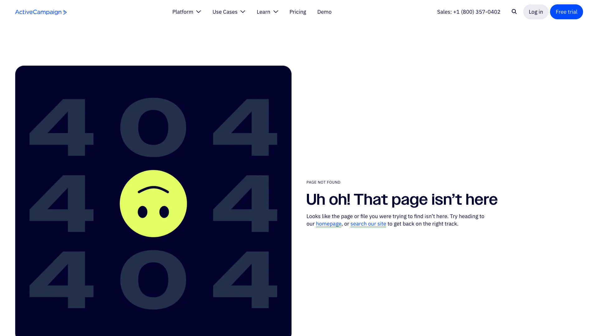 ActiveCampaign features dashboard showing overwhelming number of options and metrics